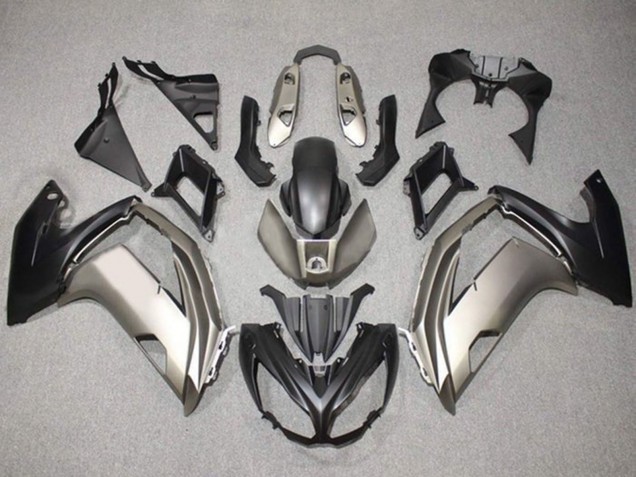 2012-2016 Kawasaki Ninja 650 EX650 Motorcycle Fairings - Silver Matte Black Australia