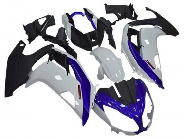 Affordable 2012-2016 Kawasaki Ninja 650 EX650 Motorcycle Fairings - White Blue Matte Black Australia