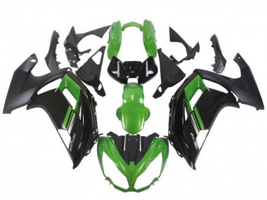 Affordable 2012-2014 Kawasaki Ninja ER6F Motorcycle Fairings - Green Black Australia