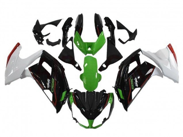 2012-2016 Kawasaki Ninja 650 EX650 Motorcycle Fairings - Green Black White Red Australia