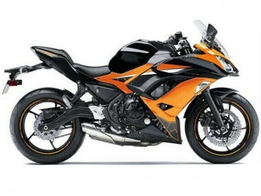 Affordable 2017-2019 Kawasaki Ninja 650 EX650 Motorcycle Fairings - Orange Black Australia