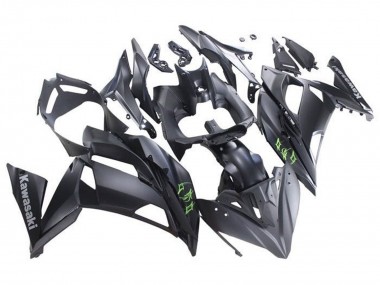 Affordable 2017-2019 Kawasaki Ninja 650 EX650 Motorcycle Fairings - Matte Black Green Australia
