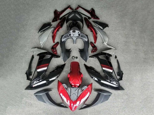 2017-2019 Kawasaki Ninja 650 EX650 Motorcycle Fairings - Red Black White Australia
