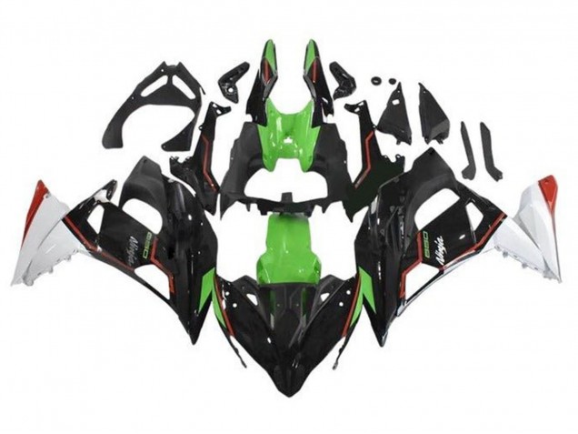 2017-2019 Kawasaki Ninja 650 EX650 Motorcycle Fairings - Green Black White Red Australia