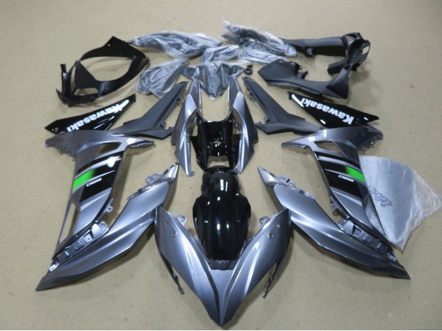 2017-2019 Kawasaki Ninja 650 EX650 Motorcycle Fairings - Glossy Grey Green Black White Australia