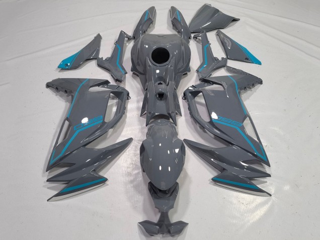 2020-2024 Kawasaki Ninja 650 EX650 Motorcycle Fairings - Grey Blue Australia