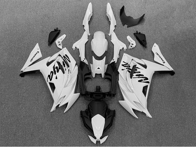 2020-2024 Kawasaki Ninja 650 EX650 Motorcycle Fairings - White Black Australia