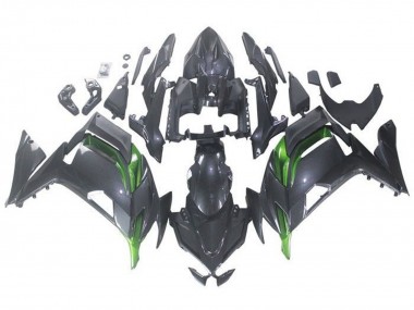 Affordable 2020-2024 Kawasaki Ninja 650 EX650 Motorcycle Fairings - Faux Carbon Fiber Green Australia
