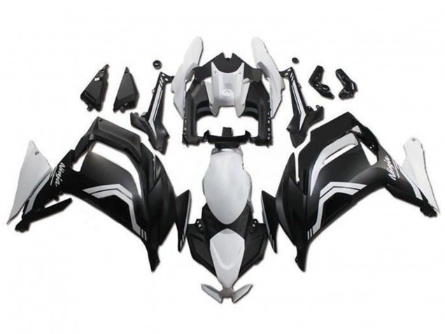 2020-2024 Kawasaki Ninja 650 EX650 Motorcycle Fairings - White Matte Black Australia