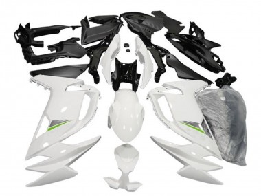 Affordable 2020-2024 Kawasaki Ninja 650 EX650 Motorcycle Fairings - Glossy White Green Australia