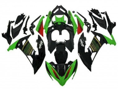 Affordable 2020-2024 Kawasaki Ninja 650 EX650 Motorcycle Fairing - Green Black Red Honeycomb Australia