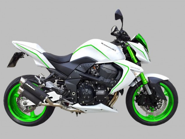2007-2009 Kawasaki Z1000 Motorcycle Fairings - White Green Australia