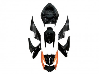 Affordable 2007-2009 Kawasaki Z1000 Motorcycle Fairings - Glossy Black Orange Australia