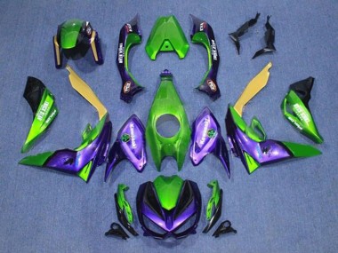 Affordable 2014-2019 Kawasaki Z1000 Motorcycle Fairings - Green Yellow Purple Black Australia