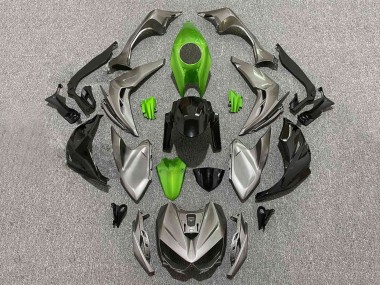 Affordable 2014-2019 Kawasaki Z1000 Motorcycle Fairings - Grey Green Black Australia
