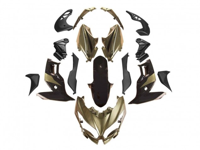2015-2021 Kawasaki Versys 650 Motorcycle Fairings - Gold Black Australia