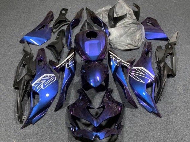 2019-2025 Kawasaki ZX25R ZX-25R Motorcycle Fairings - Purple Blue Gradient Australia