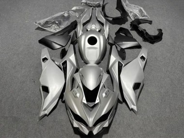 Affordable 2019-2025 Kawasaki ZX25R ZX-25R Motorcycle Fairings - Glossy Silver Matte Black Australia