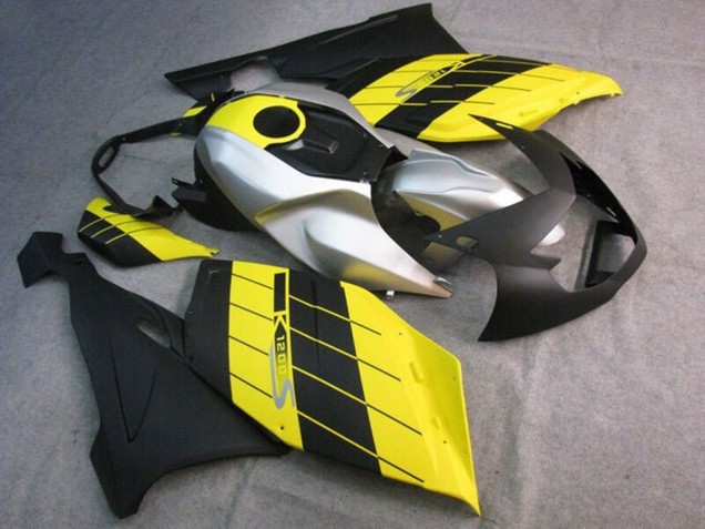2005-2010 BMW K1200S Motorcycle Fairings - Silver Yellow Black Australia