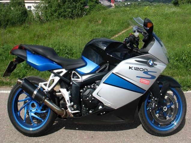 2005-2010 BMW K1200S Motorcycle Fairings - Silver Blue Black Australia