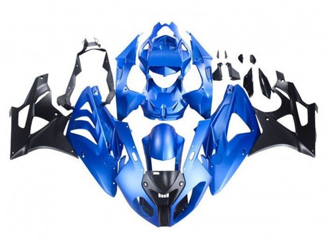 2009-2014 BMW S1000RR Motorcycle Fairing - Blue Glossy Black Australia
