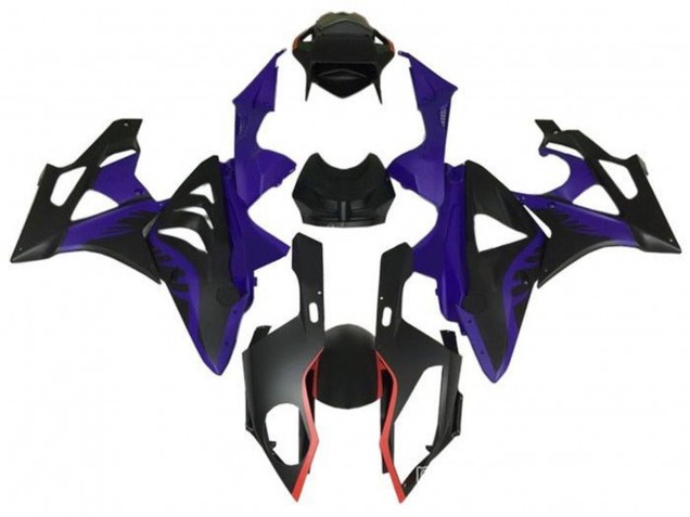 2009-2014 BMW S1000RR Motorcycle Fairings - Purple Red Matte Black Australia