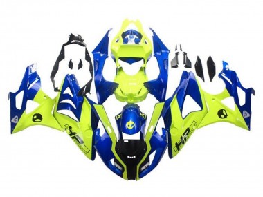 Affordable 2009-2014 BMW S1000RR Motorcycle Fairings - Blue Yellow HP Australia