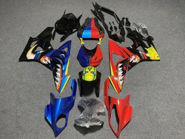 Affordable 2009-2014 BMW S1000RR Motorcycle Fairings - Blue Red Yellow Black Shark Australia
