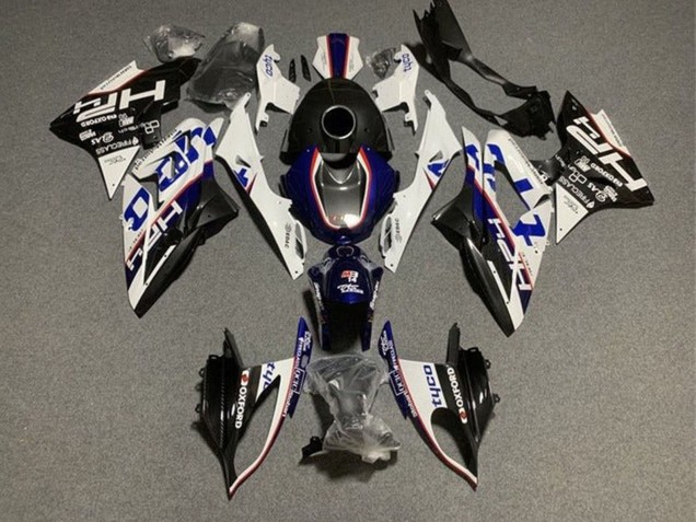 2015-2016 BMW S1000RR Motorcycle Fairings - White Blue Black Tyco Australia