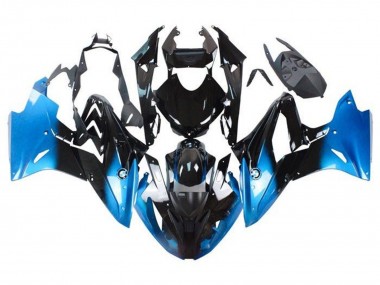 Affordable 2015-2016 BMW S1000RR Motorcycle Fairings - Blue Glossy Black Australia