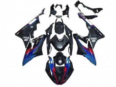 Affordable 2015-2016 BMW S1000RR Motorcycle Fairings - Blue Red Matte Black Australia