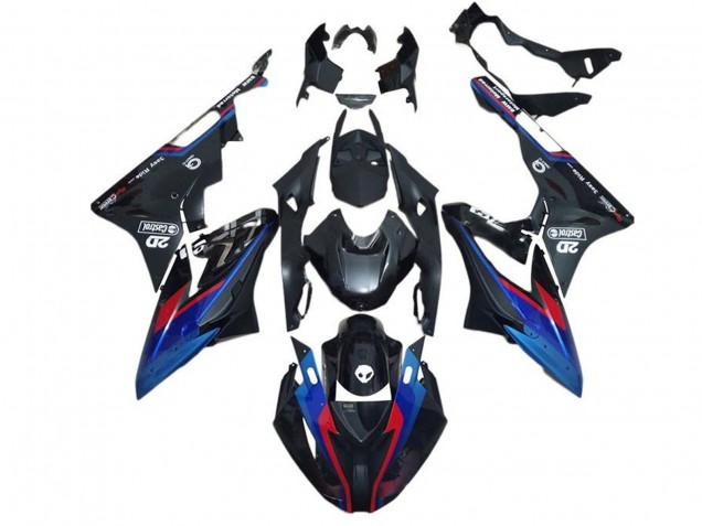 2015-2016 BMW S1000RR Motorcycle Fairings - Blue Red Matte Black Australia