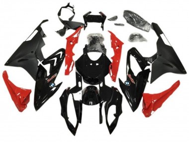 Affordable 2015-2016 BMW S1000RR Motorcycle Fairings - Glossy Black Matte Black Red Australia