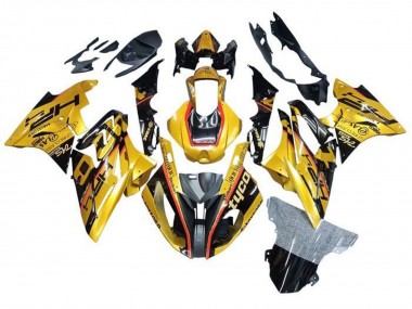 Affordable 2015-2016 BMW S1000RR Motorcycle Fairings - Gold Black Tyco Australia