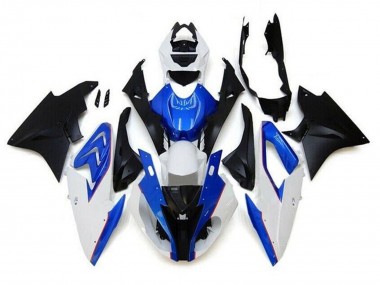 Affordable 2017-2018 BMW S1000RR Motorcycle Fairings - White Blue Matte Black Australia