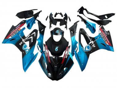 Affordable 2017-2018 BMW S1000RR Motorcycle Fairings - Blue Red Matte Black Petronas Australia