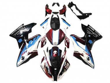 Affordable 2017-2018 BMW S1000RR Motorcycle Fairing - White Blue Red Glossy Black Australia