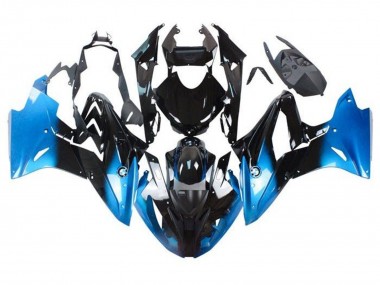 Affordable 2017-2018 BMW S1000RR Motorcycle Fairings - Blue Glossy Black Fade Australia