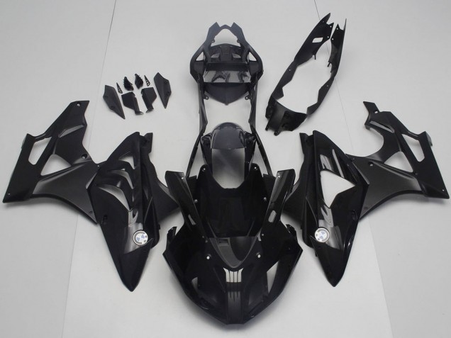 2017-2018 BMW S1000RR Motorcycle Fairings - Glossy Black Matte Black Australia