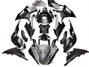 Affordable 2019-2022 BMW S1000RR Motorcycle Fairings - Matte Black White Lines Australia