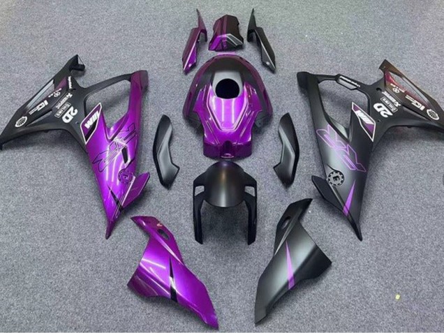 2019-2022 BMW S1000RR Motorcycle Fairings - Matte Black Purple Australia