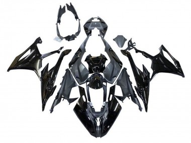 Affordable 2019-2022 BMW S1000RR Motorcycle Fairings - Glossy Black Matte Black Australia