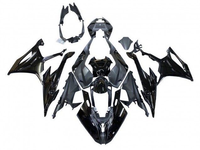 2019-2022 BMW S1000RR Motorcycle Fairings - Glossy Black Matte Black Australia
