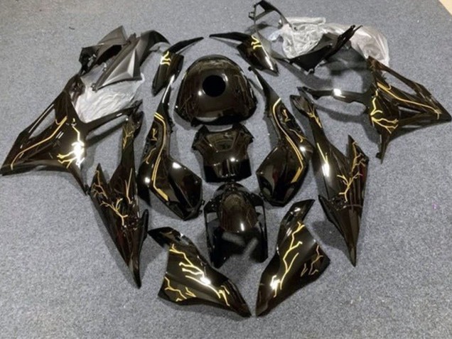 2019-2022 BMW S1000RR Motorcycle Fairings - Black Gold Australia