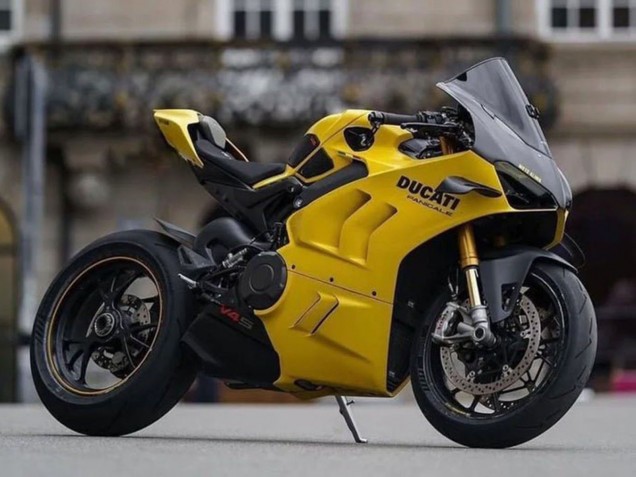 2022-2024 Ducati Panigale V4 V4S Motorcycle Fairings - Yellow Black Australia