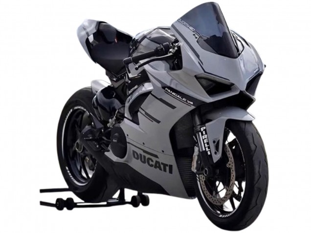 2018-2019 Ducati Panigale V4 V4S Motorcycle Fairings - Grey Black Australia