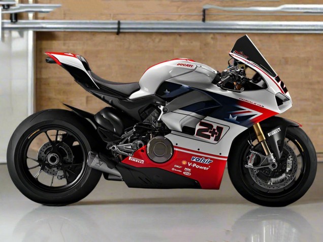 2018-2019 Ducati Panigale V4 V4S Motorcycle Fairings - Silver Red Black Australia