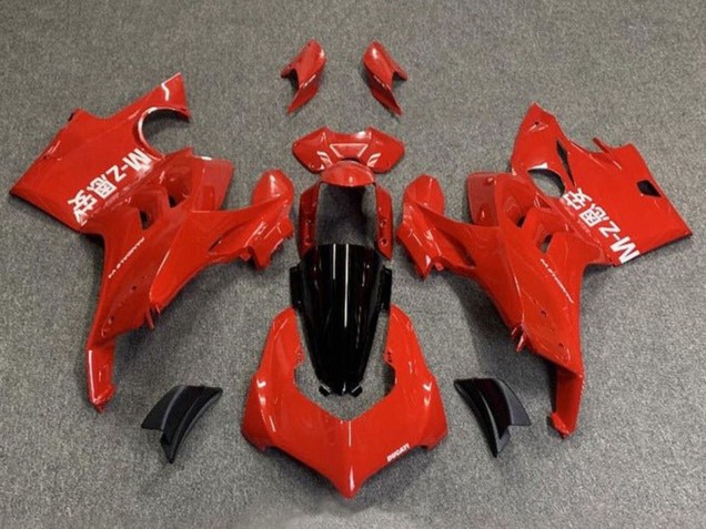 2020-2021 Ducati Panigale V4 V4S Motorcycle Fairings - Red Australia