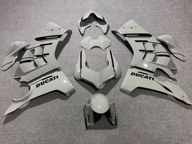 2020-2021 Ducati Panigale V4 V4S Motorcycle Fairings - Grey Glossy Black Australia