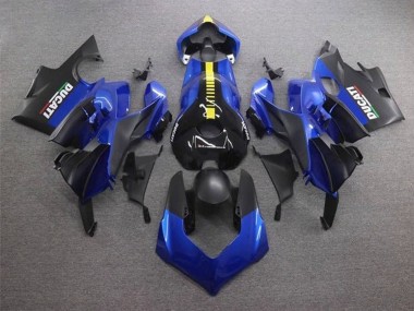 Affordable 2020-2021 Ducati Panigale V4 V4S Motorcycle Fairings - Blue Yellow Matte Black Australia